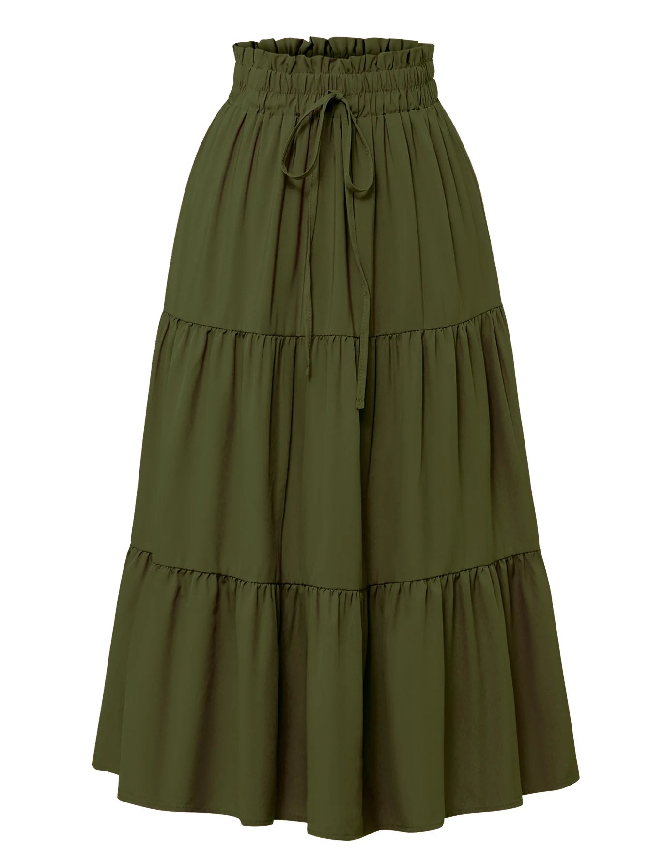 Pleated Boho Skirt